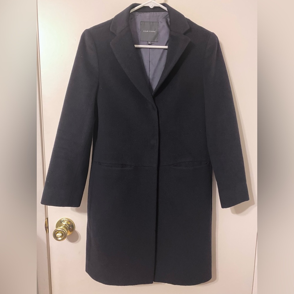 COUR CARRÉ Women’s 100% Wool Coat